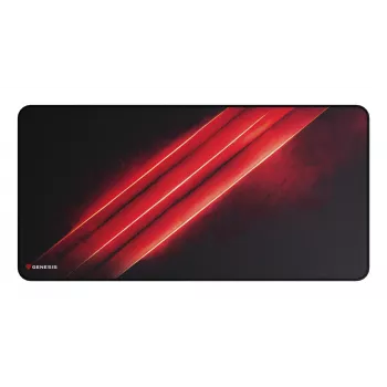 Podkładka pod mysz gamingowa GENESIS Carbon 500 Maxi Flash G2 Czarno-czerwona