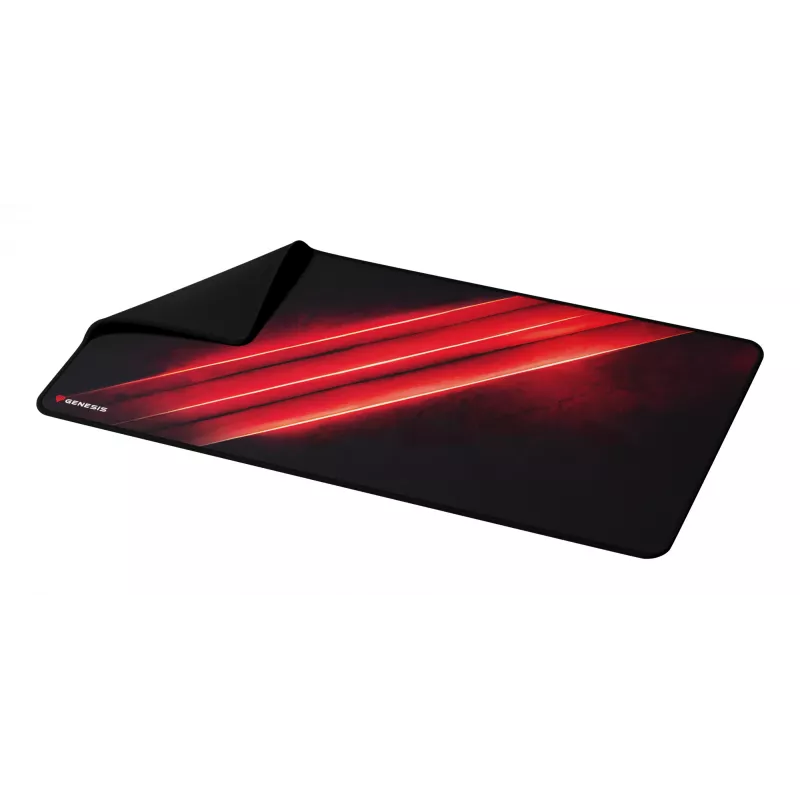 Podkładka pod mysz gamingowa GENESIS Carbon 500 Maxi Flash G2 Czarno-czerwona