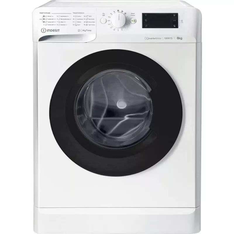 Pralka Indesit MTWSE 61294 WK EE ładowana od przodu 6 kg 1151 obr./min biała