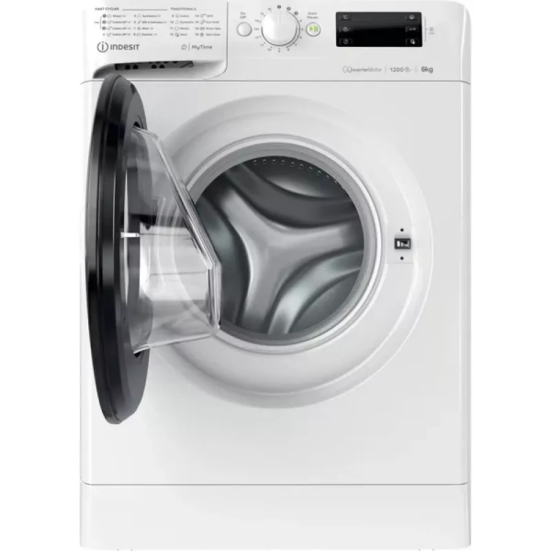 Pralka Indesit MTWSE 61294 WK EE ładowana od przodu 6 kg 1151 obr./min biała