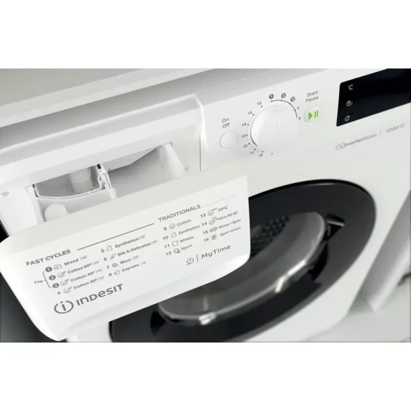 Pralka Indesit MTWSE 61294 WK EE ładowana od przodu 6 kg 1151 obr./min biała