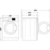 Pralka Indesit MTWSE 61294 WK EE ładowana od przodu 6 kg 1151 obr./min biała