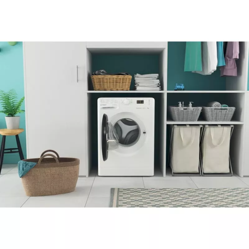 Pralka Indesit MTWSA 61294 WK EE ładowana od przodu 6 kg 1151 RPM Biała