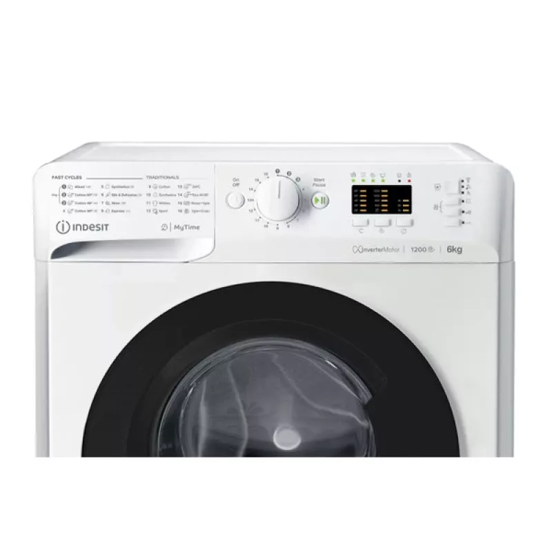 Pralka Indesit MTWSA 61294 WK EE ładowana od przodu 6 kg 1151 RPM Biała