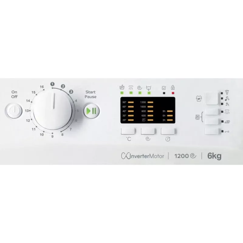 Pralka Indesit MTWSA 61294 WK EE ładowana od przodu 6 kg 1151 RPM Biała