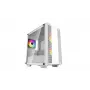 Obudowa PC DeepCool CC360 WH ARGB Mini Tower Biała — Micro‑ATX/Mini‑ITX, szkło hartowane, 2x 3,5 cala + 3x 2,5 cala, 2x przednie wentylatory 120 mm