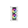 Obudowa PC DeepCool CC360 WH ARGB Mini Tower Biała — Micro‑ATX/Mini‑ITX, szkło hartowane, 2x 3,5 cala + 3x 2,5 cala, 2x przednie wentylatory 120 mm