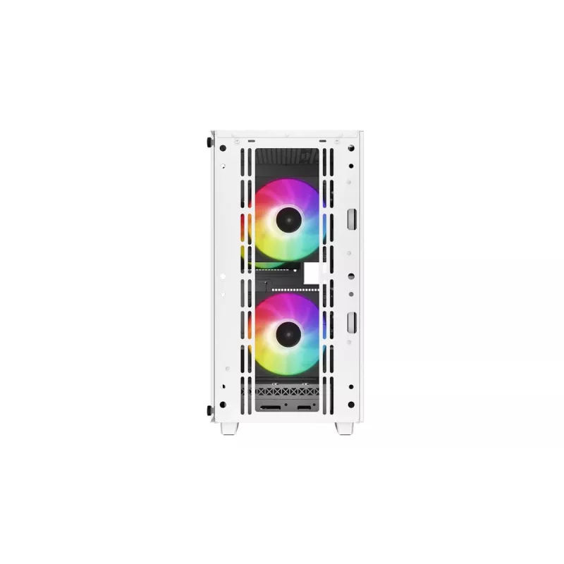 Obudowa PC DeepCool CC360 WH ARGB Mini Tower Biała — Micro‑ATX/Mini‑ITX, szkło hartowane, 2x 3,5 cala + 3x 2,5 cala, 2x przednie wentylatory 120 mm