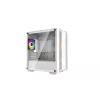 Obudowa PC DeepCool CC360 WH ARGB Mini Tower Biała — Micro‑ATX/Mini‑ITX, szkło hartowane, 2x 3,5 cala + 3x 2,5 cala, 2x przednie wentylatory 120 mm