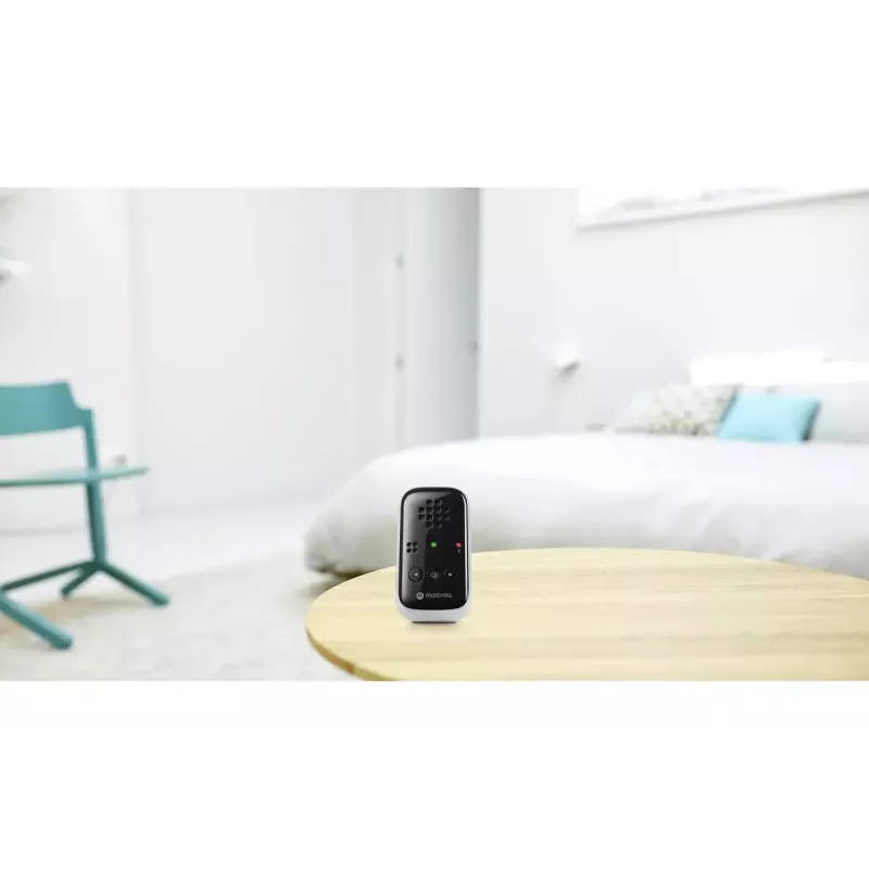 Audio baby monitor Motorola PIP10 z bezprzewodową łącznością DECT, wysokoczułym mikrofonem, przenośną jednostką rodzica