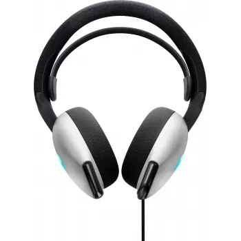 Zestaw słuchawkowy Alienware AW520H, przewodowy, nagłowny, gamingowy, biały