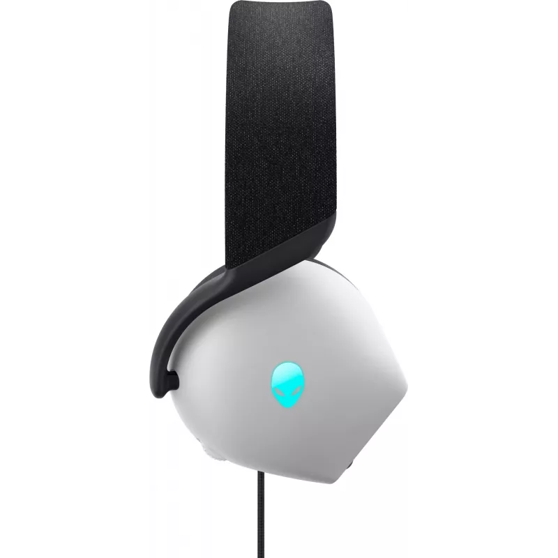 Zestaw słuchawkowy Alienware AW520H, przewodowy, nagłowny, gamingowy, biały