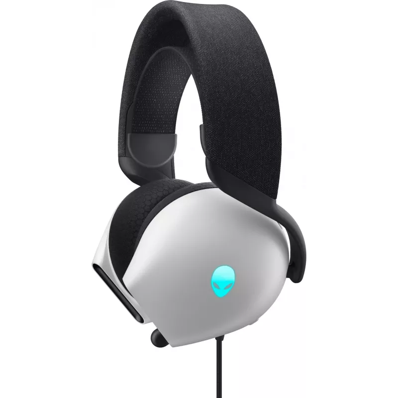 Zestaw słuchawkowy Alienware AW520H, przewodowy, nagłowny, gamingowy, biały