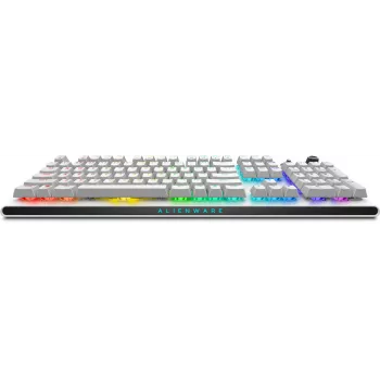 Klawiatura gamingowa Alienware Tri-Mode AW920K USB + RF Wireless + Bluetooth Biała