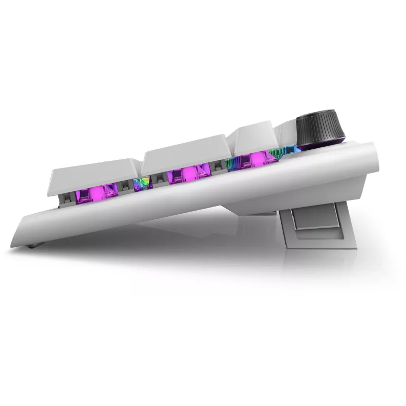 Klawiatura gamingowa Alienware Tri-Mode AW920K USB + RF Wireless + Bluetooth Biała