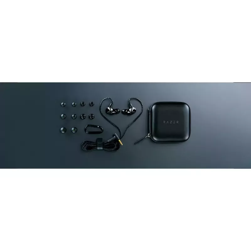 Słuchawki Razer Moray przewodowe dokanałowe czarne