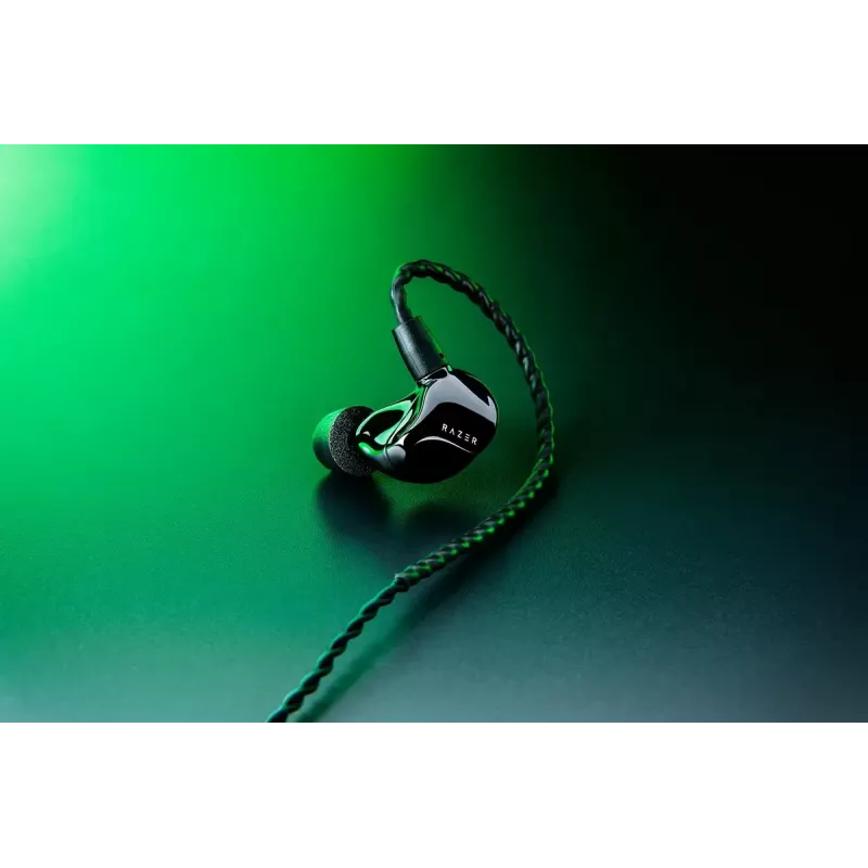 Słuchawki Razer Moray przewodowe dokanałowe czarne