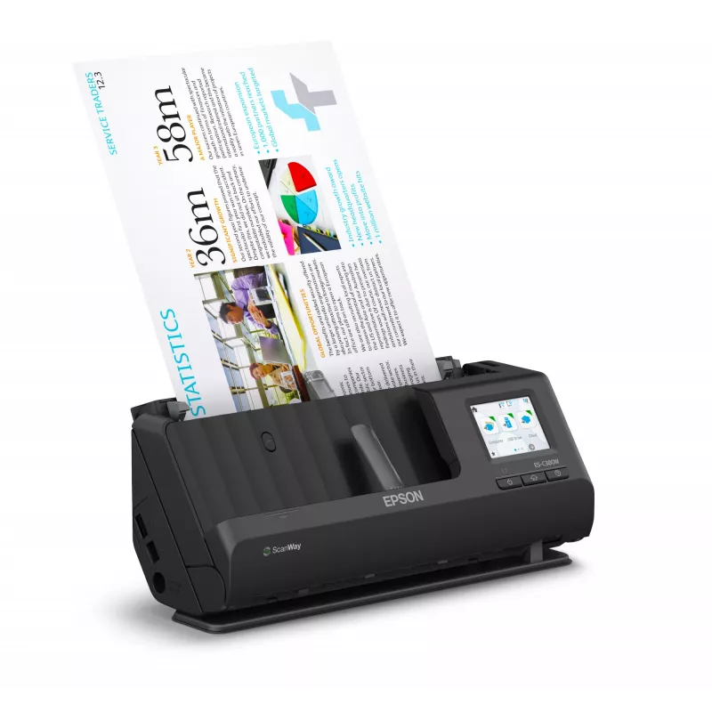 Epson ES-C380W skaner ADF + podajnik arkuszowy 600 x 600 DPI A4 Czarny