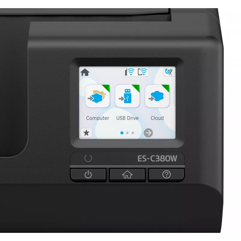 Epson ES-C380W skaner ADF + podajnik arkuszowy 600 x 600 DPI A4 Czarny