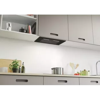 Okap do zabudowy CANDY CPY5MBG, 520 mm, 298 m³/h, czarne szkło, wyciąg/pochłaniacz