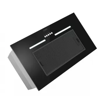Okap do zabudowy CANDY CPY5MBG, 520 mm, 298 m³/h, czarne szkło, wyciąg/pochłaniacz