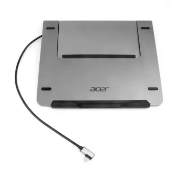 Podstawa pod laptopa Acer HP.DSCAB.012 dla notebooków 11,6–15,6 cala, srebrna, 270×45×300 mm, 0,821 kg