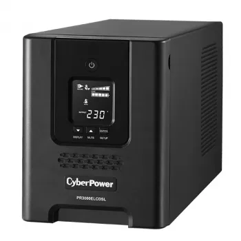 CyberPower PR3000ELCDSL zasilacz awaryjny (UPS) Line-Interactive 3 kVA 2700 W 9 gniazd AC