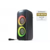 Głośnik imprezowy Sharp PS-949 — 2.1 kanałów, 132 W PMPO, 20,3 cm (8 cali) woofer, Bluetooth A2DP/AVRCP, przewodowy i bezprzewodowy, czarny, obudowa z tworzywa sztucznego