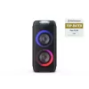 Głośnik imprezowy Sharp PS-949 — 2.1 kanałów, 132 W PMPO, 20,3 cm (8 cali) woofer, Bluetooth A2DP/AVRCP, przewodowy i bezprzewodowy, czarny, obudowa z tworzywa sztucznego