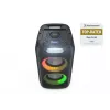 Głośnik imprezowy Sharp PS-949 — 2.1 kanałów, 132 W PMPO, 20,3 cm (8 cali) woofer, Bluetooth A2DP/AVRCP, przewodowy i bezprzewodowy, czarny, obudowa z tworzywa sztucznego