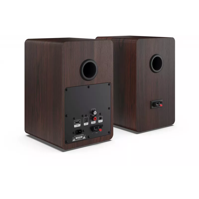 Sharp BOOKSHELF SPEAKERS 2-drożne brązowe przewodowe i bezprzewodowe 60 W