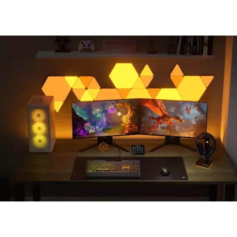 Zestaw słuchawkowy gamingowy CORSAIR Hs80 Max - bezprzewodowy - stalowoszary