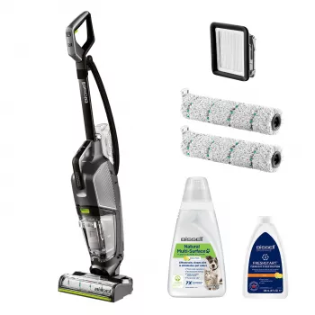 Bissell CrossWave Hydrosteam Pet Pro Odkurzacz Pionowy AC Suchy/Mokry Bezworkowy 0 L 1100 W Czarny, Srebrny