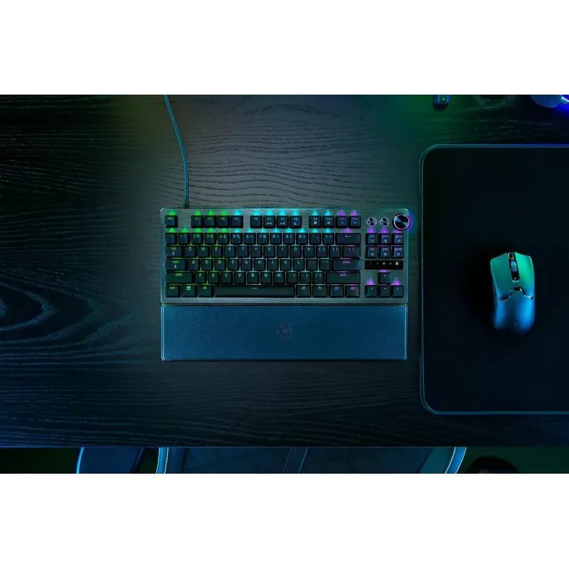 Klawiatura Razer Huntsman V3 Pro Tenkeyless, przełączniki optyczne, RGB, czarna
