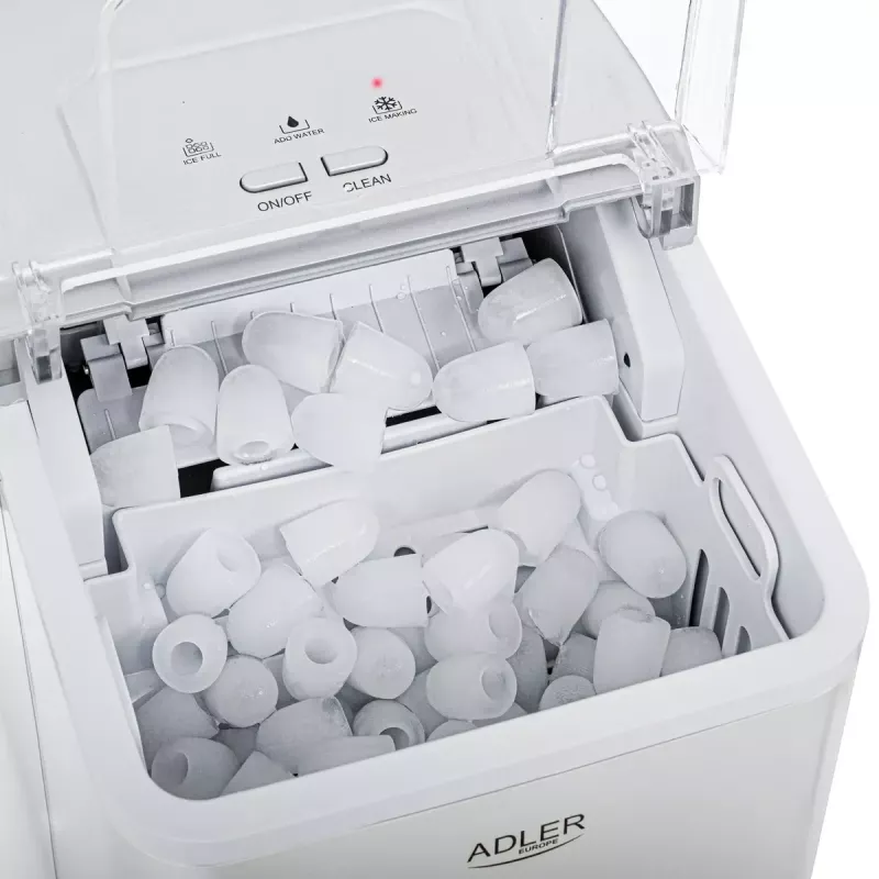 Maszyna do lodu Adler AD 8086 Moc 100 W Srebrna