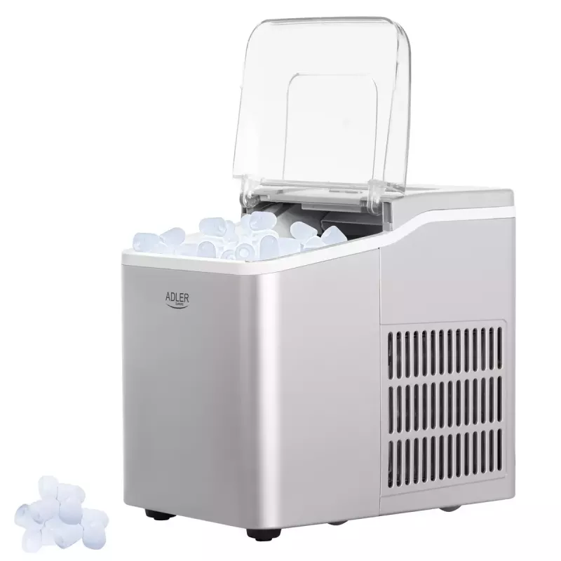 Maszyna do lodu Adler AD 8086 Moc 100 W Srebrna