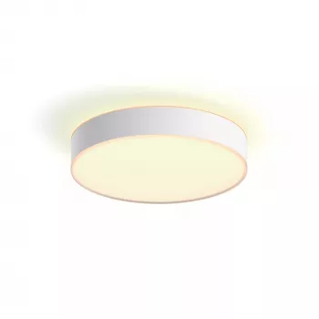 Philips Hue biały ambience Enrave średnia lampa sufitowa, Inteligentna lampa sufitowa, Bluetooth, Biały, LED, Metal, Niewymienne żarówki