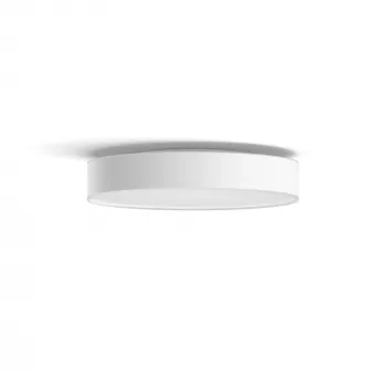 Philips Hue biały ambience Enrave średnia lampa sufitowa, Inteligentna lampa sufitowa, Bluetooth, Biały, LED, Metal, Niewymienne żarówki