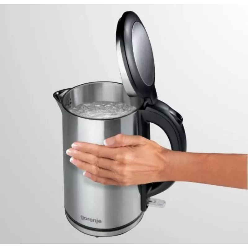 Czajnik elektryczny Gorenje K15DWS 1,5 l 2200 W czarny, stal nierdzewna