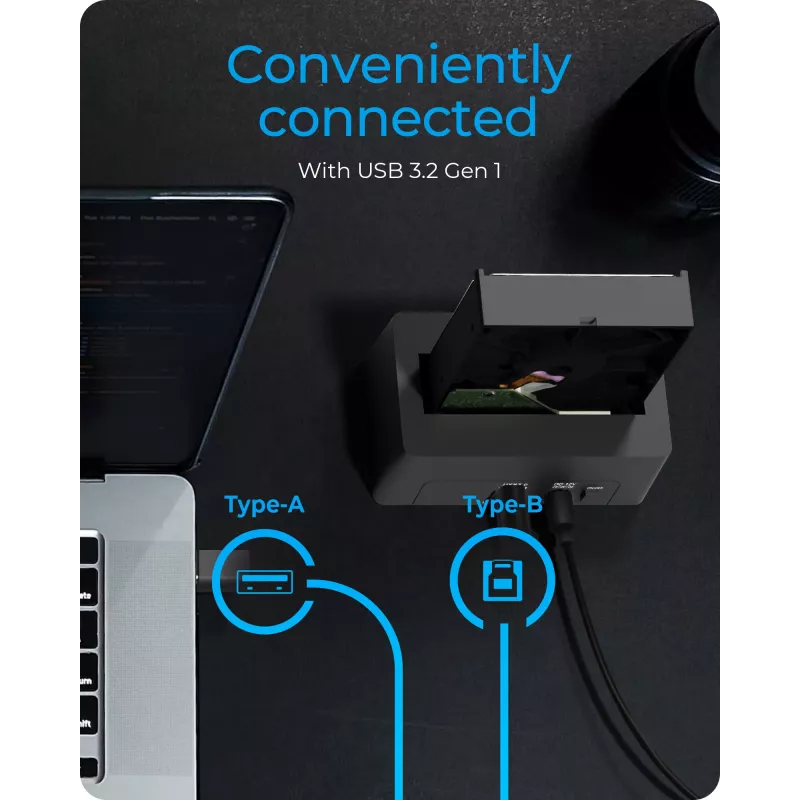 ICY BOX IB-1121-U3 USB 3.2 Gen 1 (3.1 Gen 1) Type-A Czarny