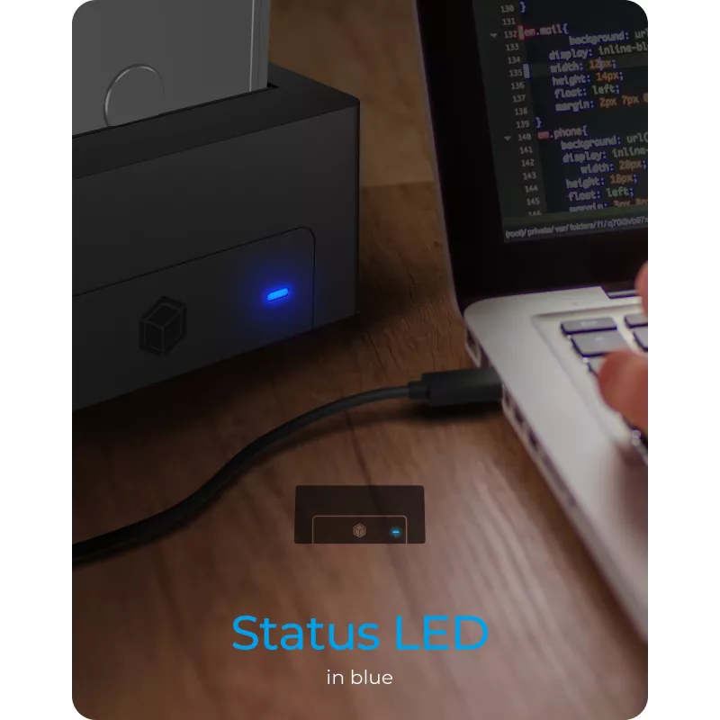 ICY BOX IB-1121-U3 USB 3.2 Gen 1 (3.1 Gen 1) Type-A Czarny