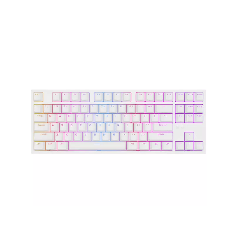 Klawiatura gamingowa GENESIS Thor 404 TKL USB QWERTY US International Biała