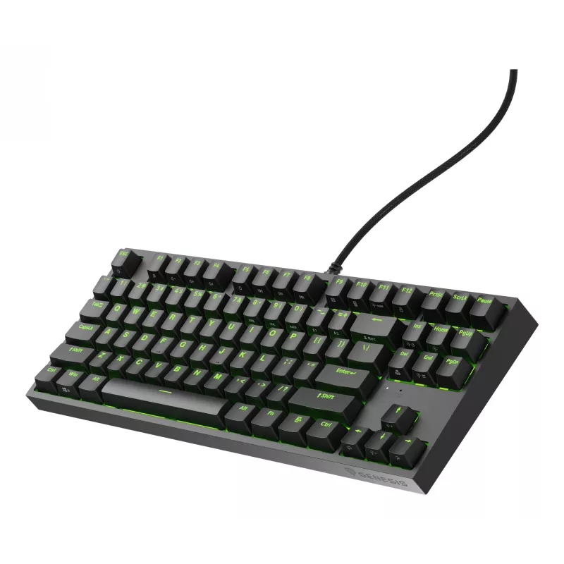 Klawiatura GENESIS Thor 404 TKL do gier Przewodowa USB QWERTY US English Czarna