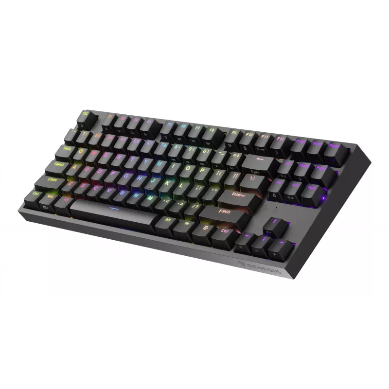 Klawiatura GENESIS Thor 404 TKL do gier Przewodowa USB QWERTY US English Czarna