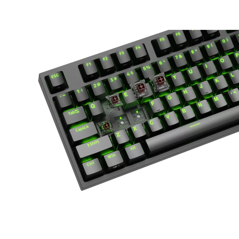 Klawiatura GENESIS Thor 404 TKL do gier Przewodowa USB QWERTY US English Czarna