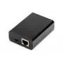Rozgałęźnik DIGITUS Gigabit PoE+, 10/100/1000 Mbps, 24 W Wejście: 802.3at PoE, Wyjście: 5V/2A, 9V/2A, 12V/2A, obudowa plastikowa, czarny