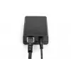 Rozgałęźnik DIGITUS Gigabit PoE+, 10/100/1000 Mbps, 24 W Wejście: 802.3at PoE, Wyjście: 5V/2A, 9V/2A, 12V/2A, obudowa plastikowa, czarny