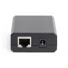 Rozgałęźnik DIGITUS Gigabit PoE+, 10/100/1000 Mbps, 24 W Wejście: 802.3at PoE, Wyjście: 5V/2A, 9V/2A, 12V/2A, obudowa plastikowa, czarny