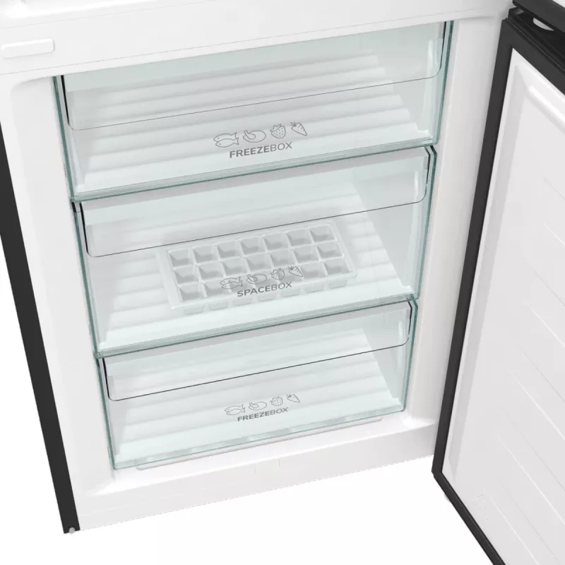 Gorenje NRK6202EBXL4 chłodziarko-zamrażarka wolnostojąca 331 L Czarny