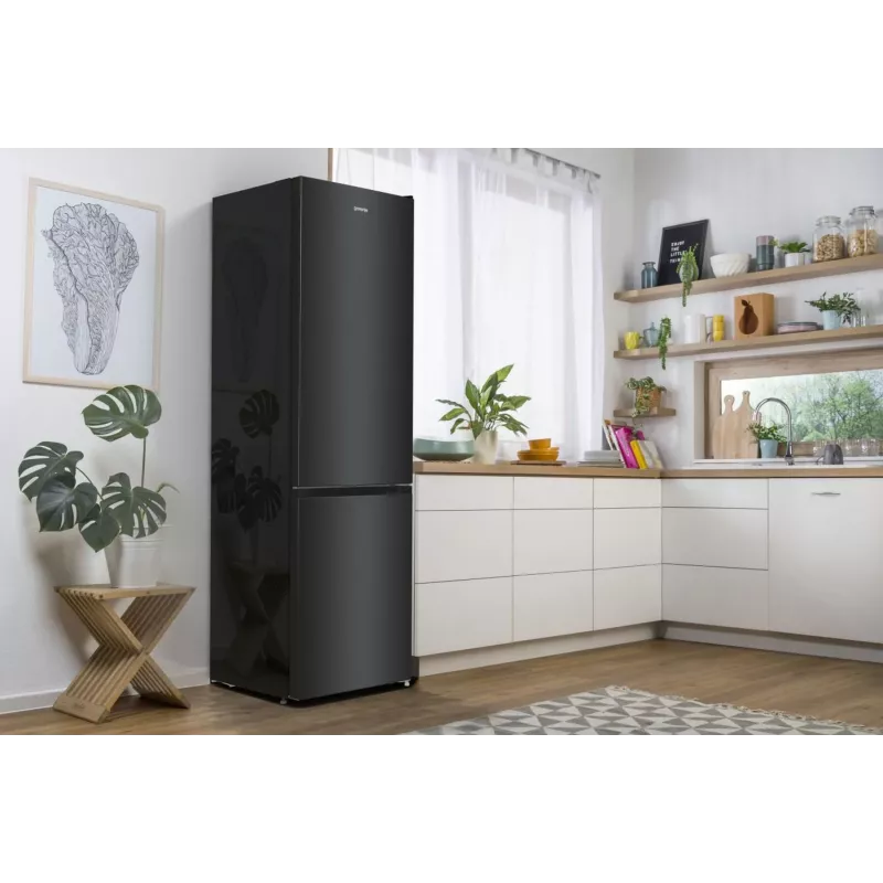 Gorenje NRK6202EBXL4 chłodziarko-zamrażarka wolnostojąca 331 L Czarny